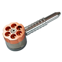 Load image into Gallery viewer, 6 Shooter Revolver Pipe With Grinder