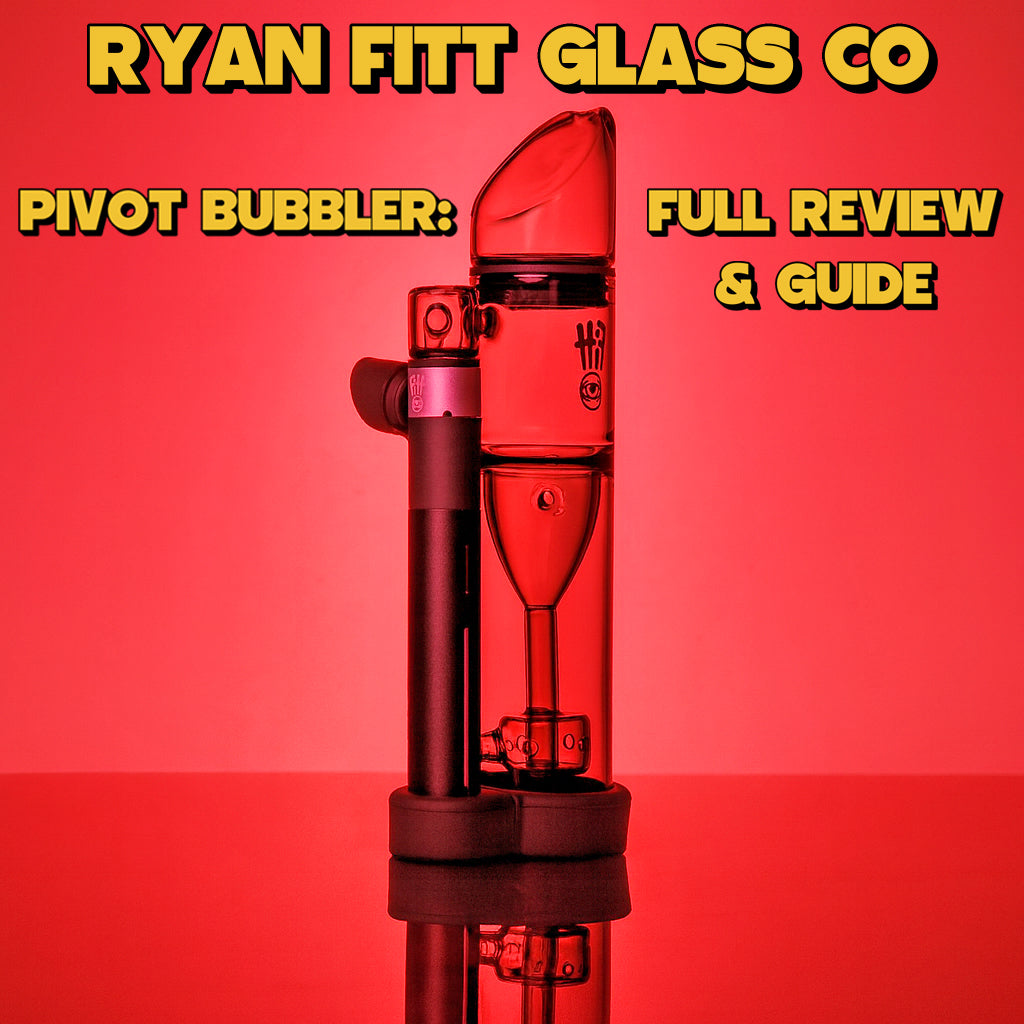 A comprehensive review and full guide on the Ryan Fitt Glass Co Pivot Bubbler pillar-style glass attachment for Puffco Pivot