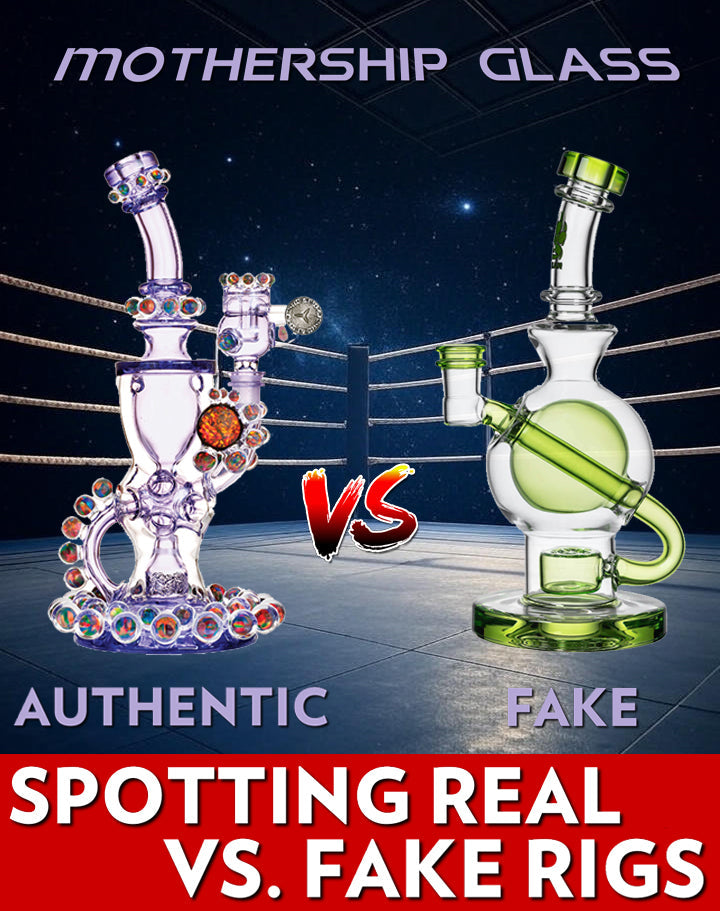 Mothership glass, how to spot a fake - Real vs fake motherships