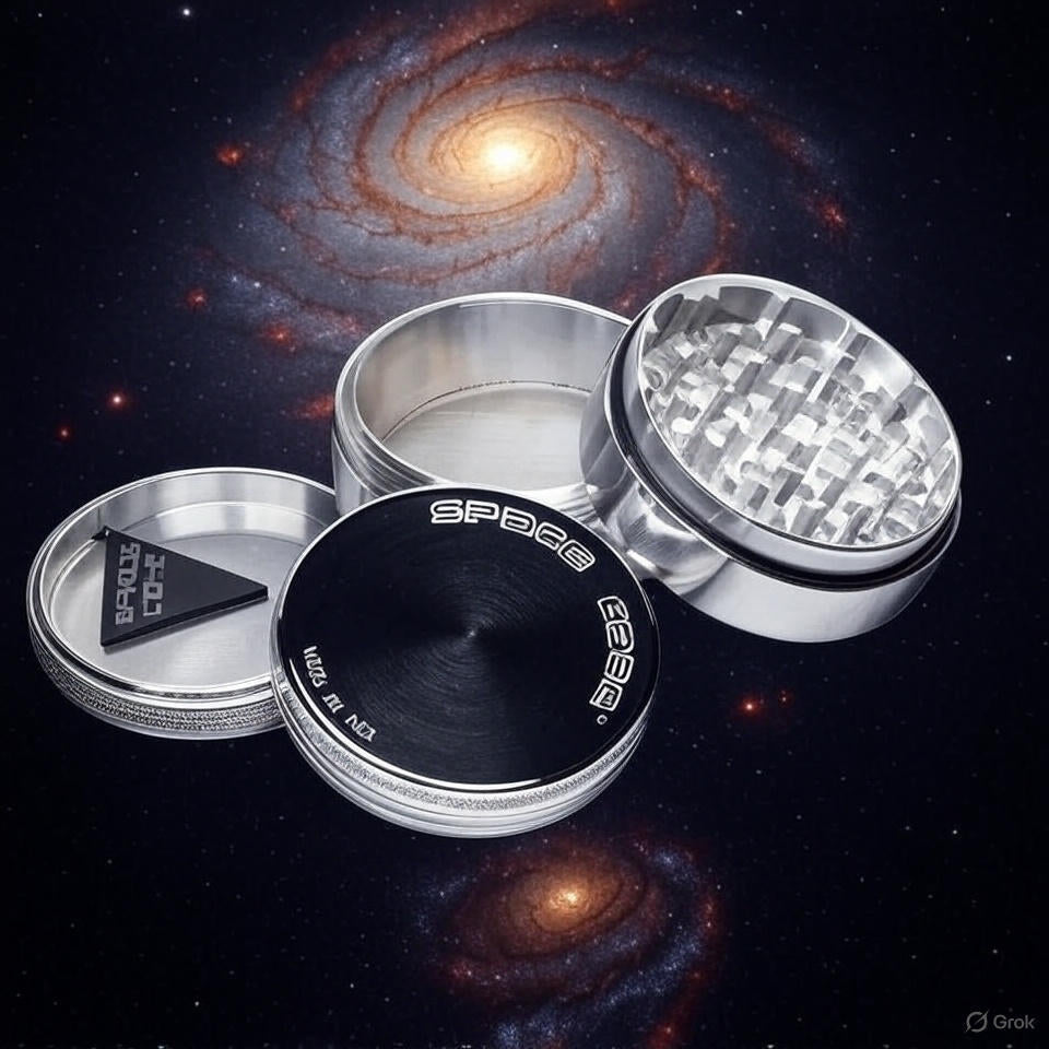 High-quality herb grinders in various sizes and colors from Angie's Boutique