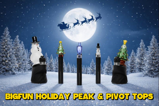 New Holiday Puffco Peak & Pivot Tops from BigFun