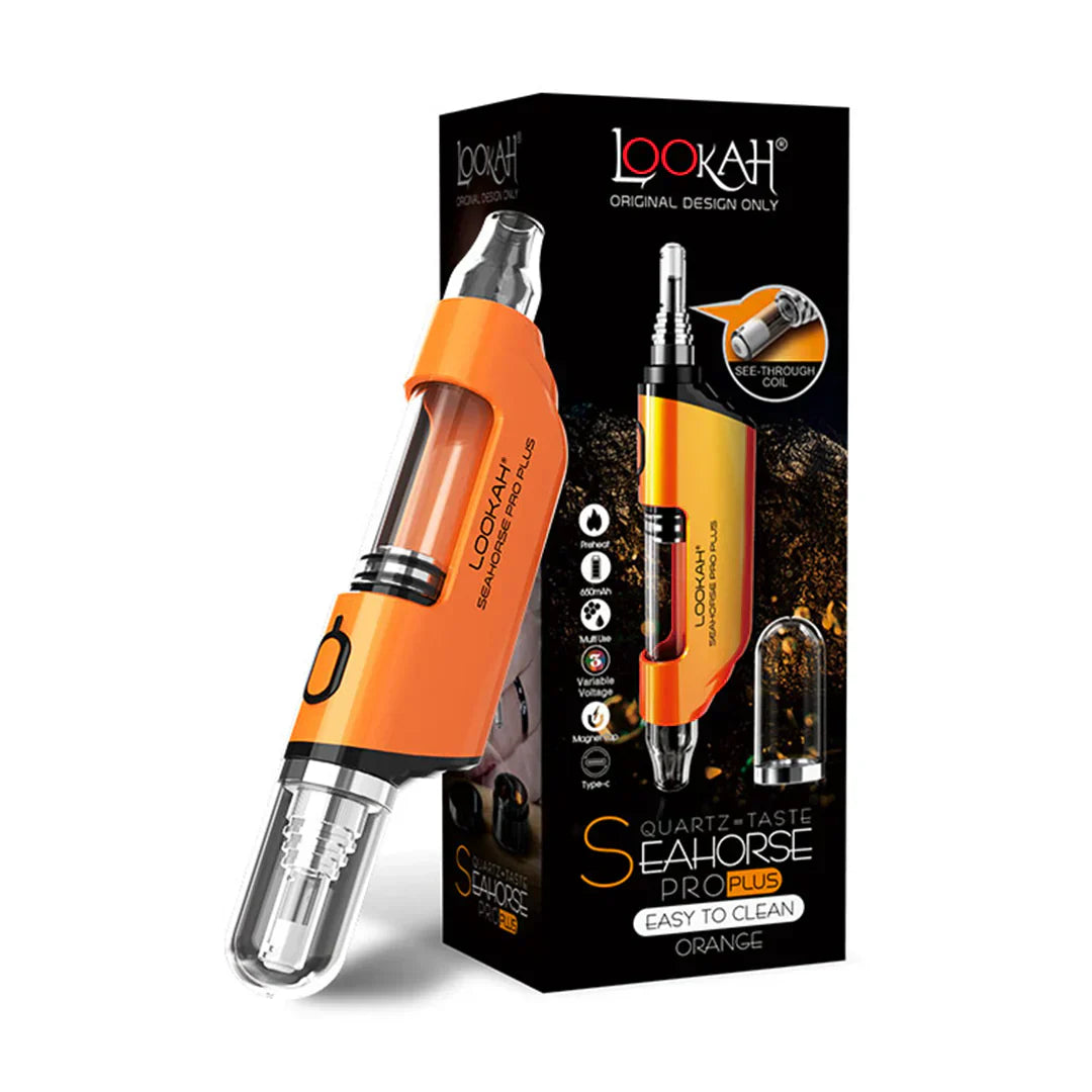 Lookah Seahorse Pro Electric Necar Collector In Orange