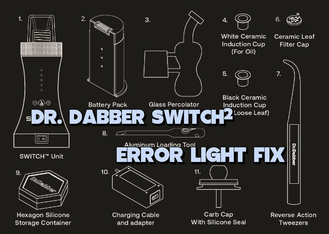 Dr. Dabber Switch 2 LED Error Light Fix Guide