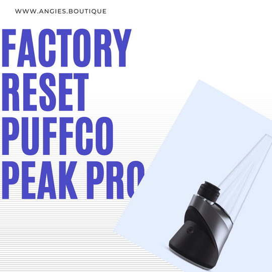 Cómo reiniciar Puffco Peak Pro 