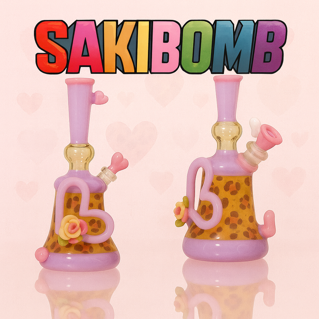 Sakibomb Hackysacky Glass, Hand Blown Functional Glass Art