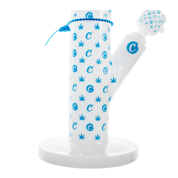 Cookies V Straight bong top section showing ice catcher and mouthpiece opening detail