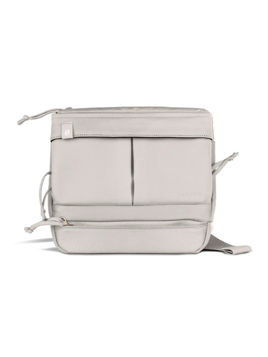 Puffco Proxy Travel Bag water-resistant exterior in desert color