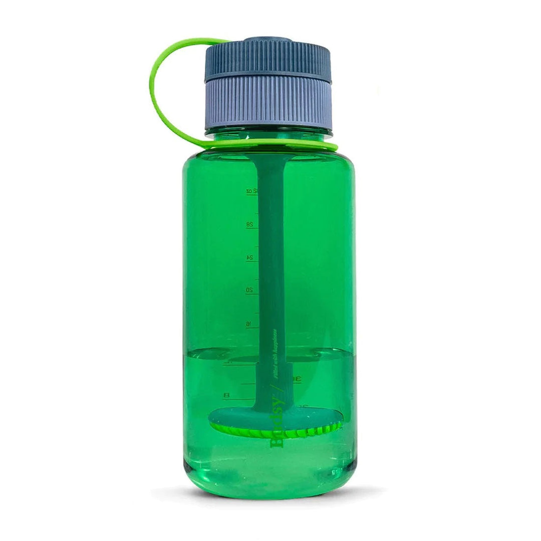 Puffco Budsy pipe disguised as water bottle in Emerald