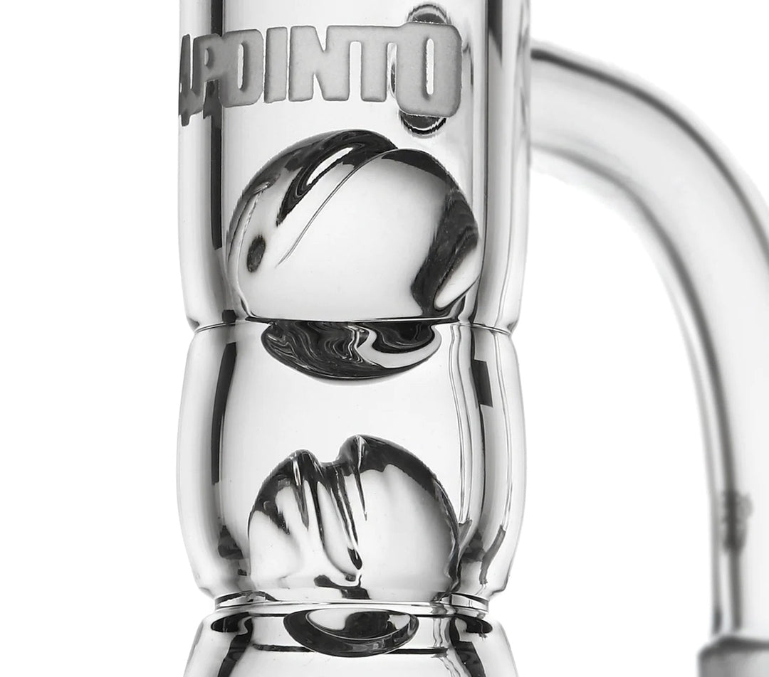 4 Point 0 Glass Drain Valve — quartz drain valve accessory, hero shot