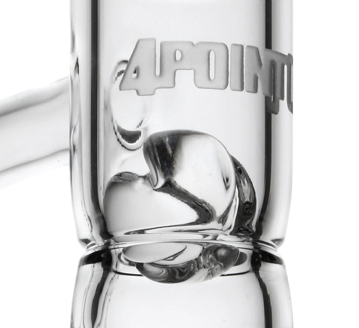 4 Point 0 Glass Drain Valve — quartz drain valve accessory, detail view
