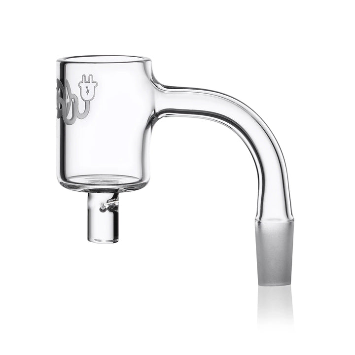 4 Point 0 Glass E-Quartz Nail — quartz nail for e-nail setups, alternate angle