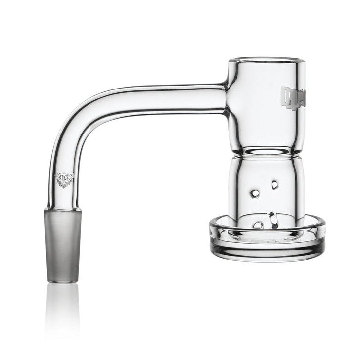 4 Point 0 Glass T4 Fountain Quartz Nail — fountain airflow quartz nail, side profile