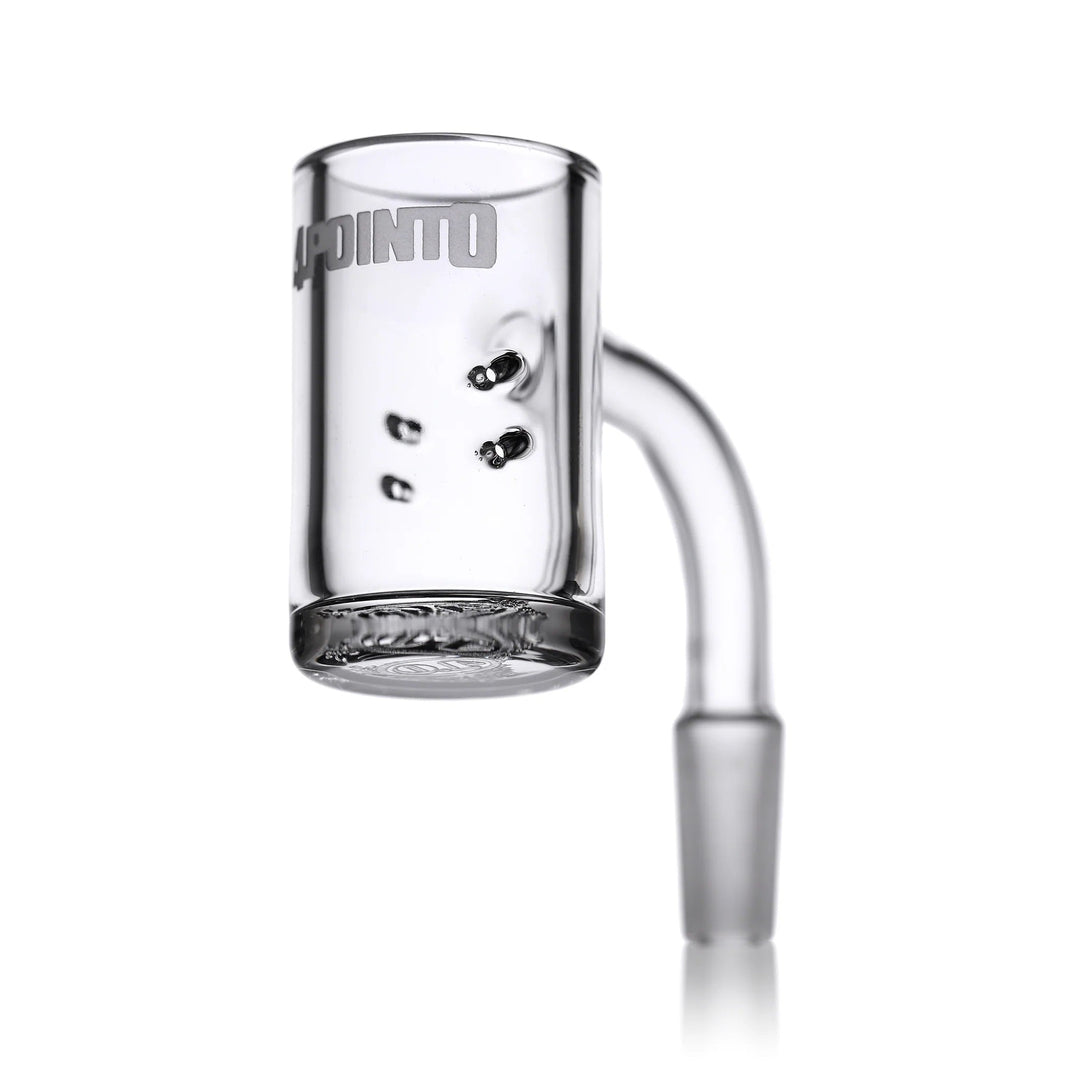 4 Point 0 Glass T4 Quartz Nail — flat top quartz nail, hero shot