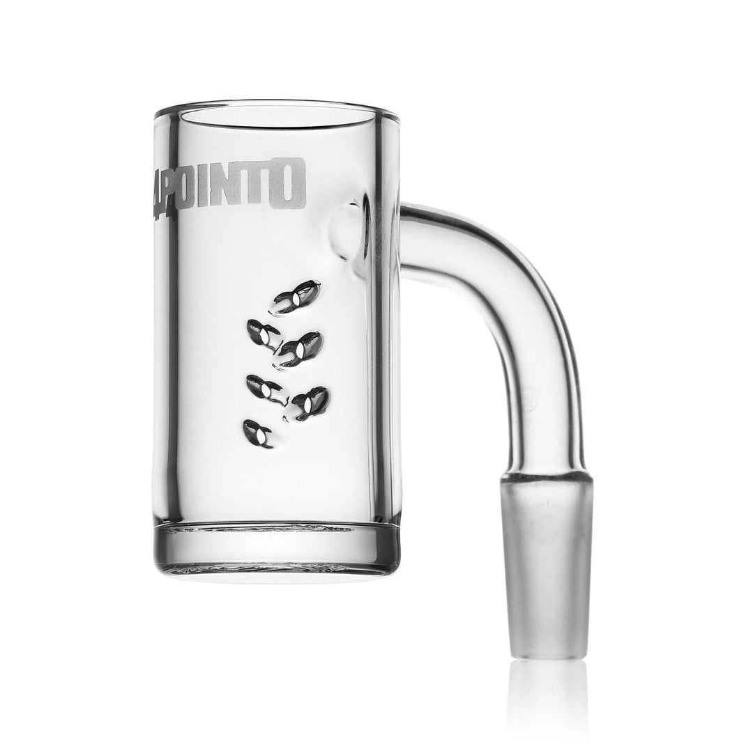 4 Point 0 Glass T6 Quartz Nail — flat top quartz nail, hero shot
