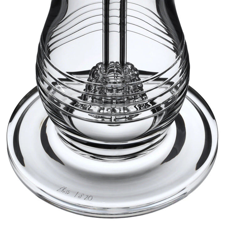 4 Point 0 Glass Triple Double Tube — triple chamber water pipe, chamber detail