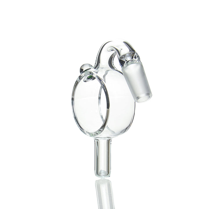 4 Point 0 Glass Vapor Breezeway quartz banger, 14mm Male 45 degree, alternate view