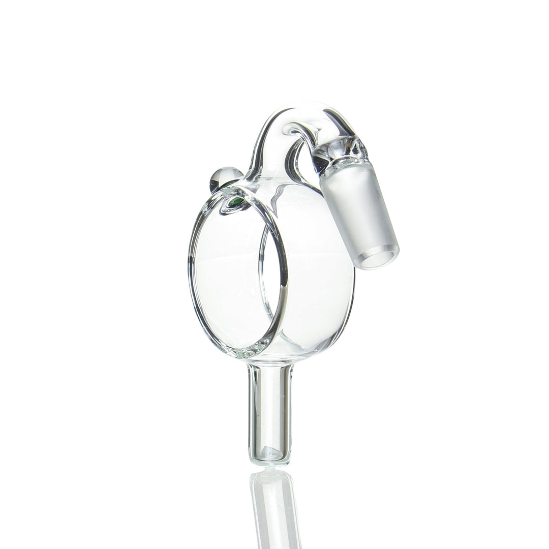 4 Point 0 Glass Vapor Breezeway quartz banger, 14mm Male 45 degree, alternate view