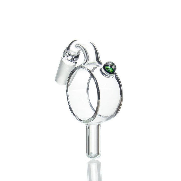 4 Point 0 Glass Vapor Breezeway quartz banger, 14mm Male 45 degree