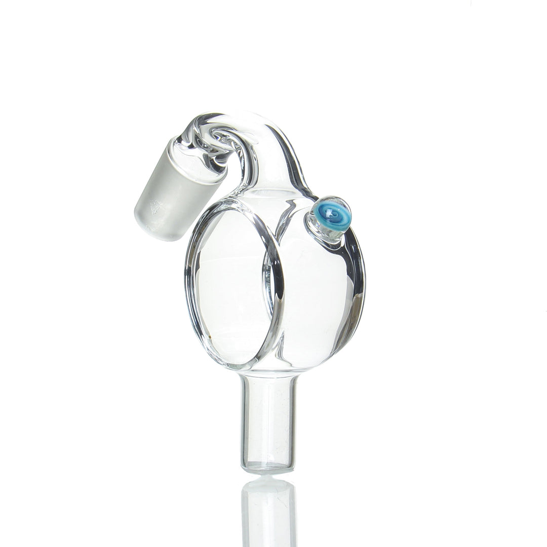 4 Point 0 Glass Vapor Breezeway quartz banger, 18mm Male 45 degree