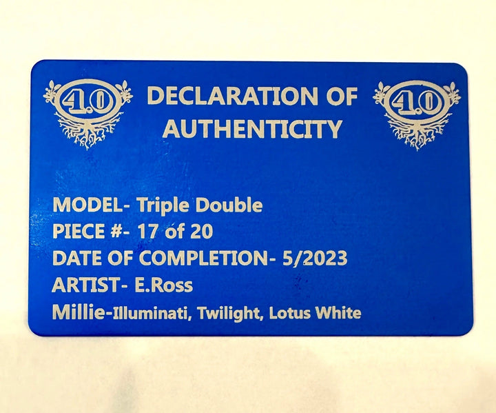 4 Point 0 Glass - Triple Double Tube