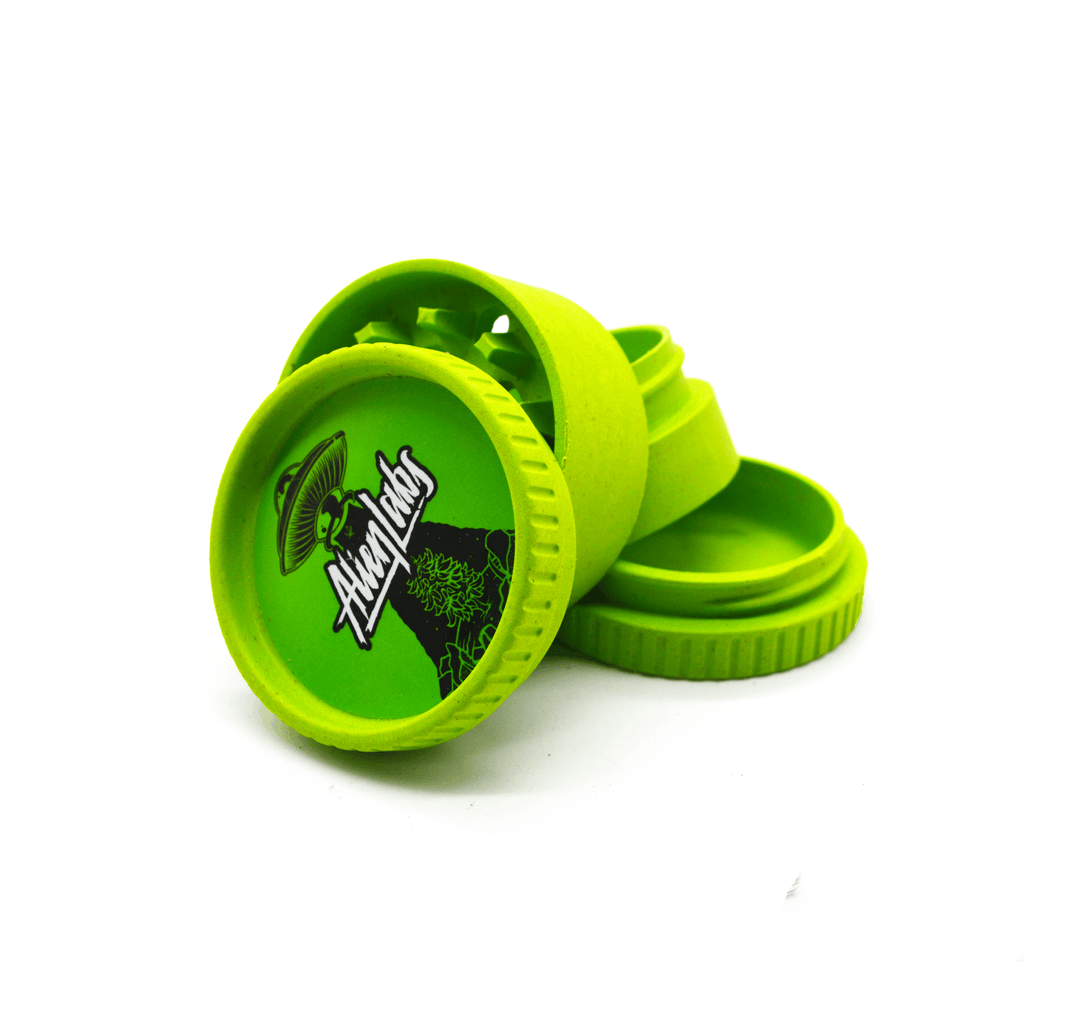 Santa Cruz Shredder x Alien Labs - Hemp 4 Piece Grinder - Lime