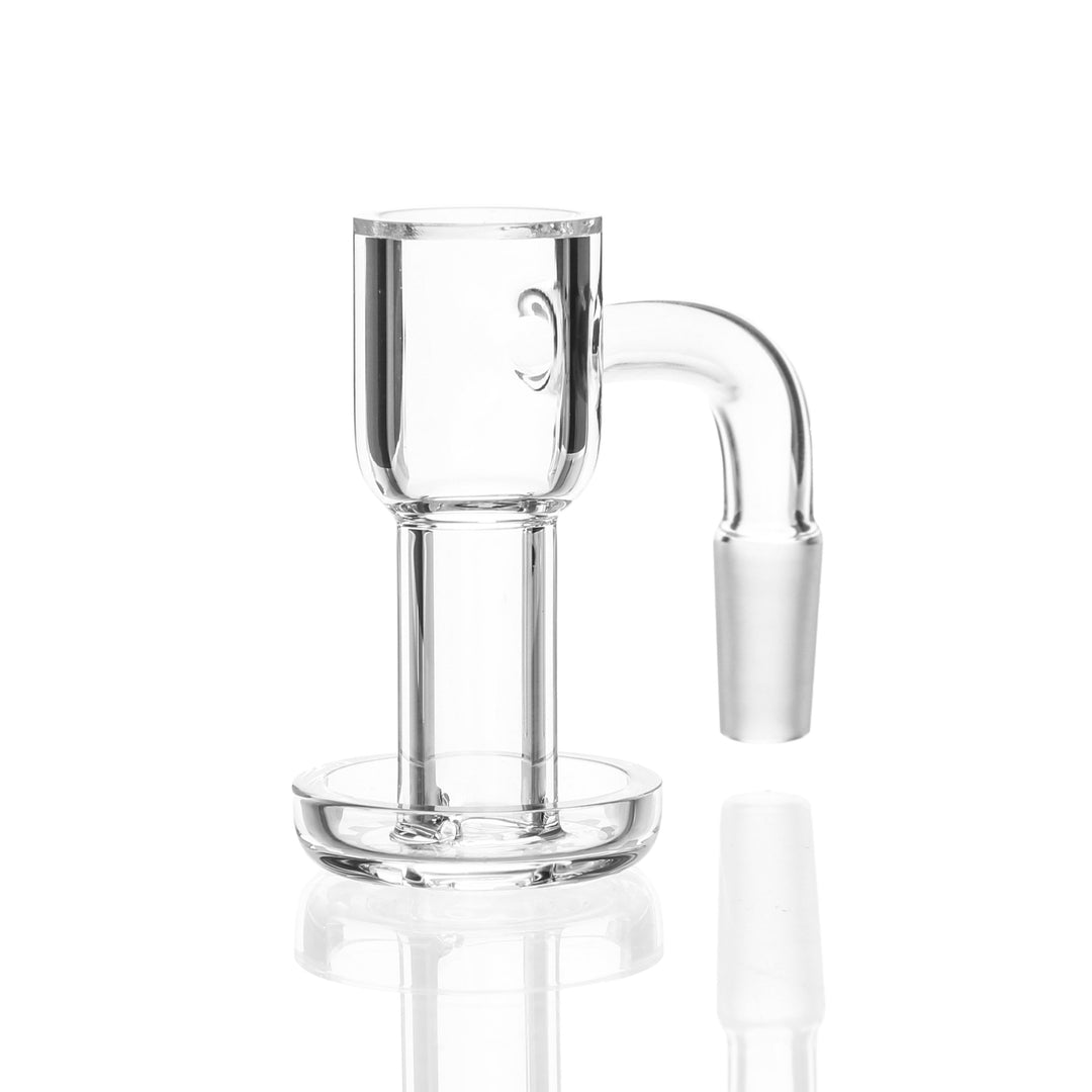 Side view of Toro - Terp Slurper XL American-made quartz banger with XL barrel and precision airflow design for enhanced vaporization.