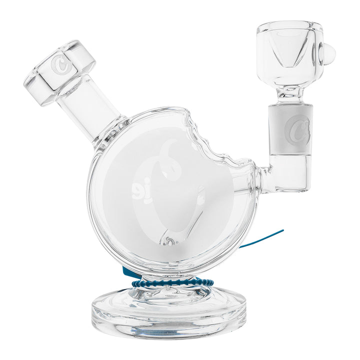 Side view of Cookies Bubbler, with bite mark