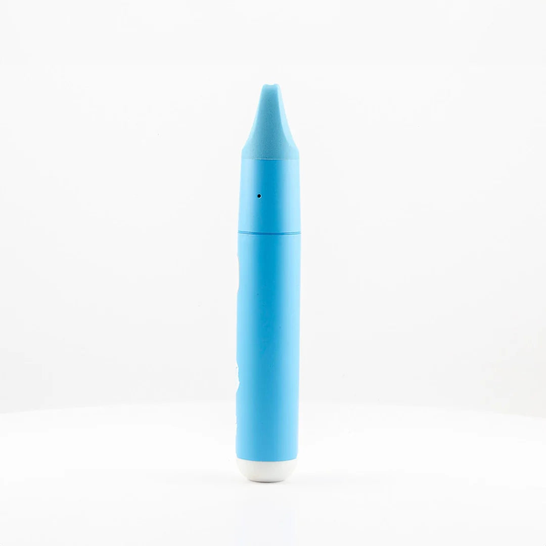 G Pen Micro+ Cookies – horizontal shot highlighting slim pen shape and blue finish.