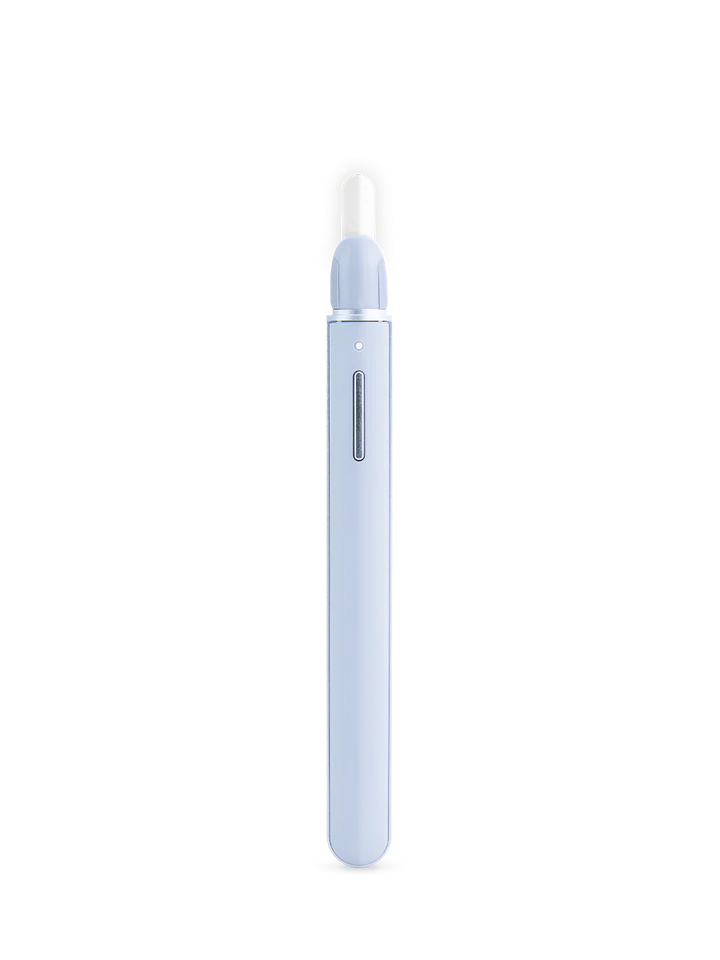 Puffco Hot Knife new version pearl color showing ceramic tip and slim heated tool design