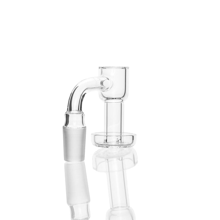 Toro - Terp Slurper XL quartz banger with curved joint and sandblasted base, crafted for high-performance dabbing setups.