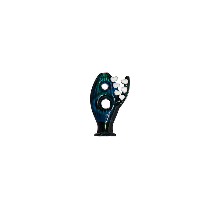 Calibear Dino Puffco Pivot Attachment Ghost Green
