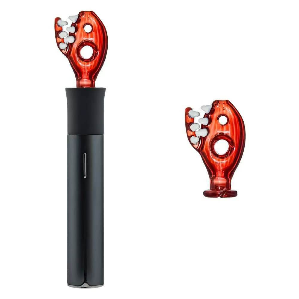 Calibear Dino Puffco Pivot Attachment Self Striking Red