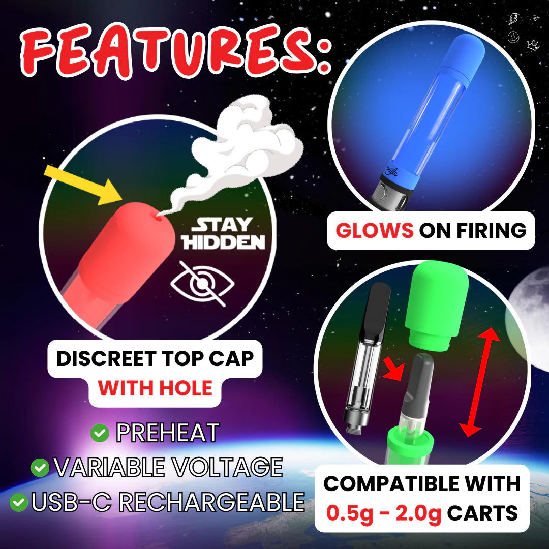 Smyle Labs Danksaber lightsaber vape battery charging via USB-C