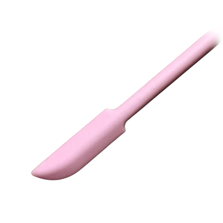 pink 710 spatula silicone dabber tool with dual ends for scooping and scraping concentrates cleanly