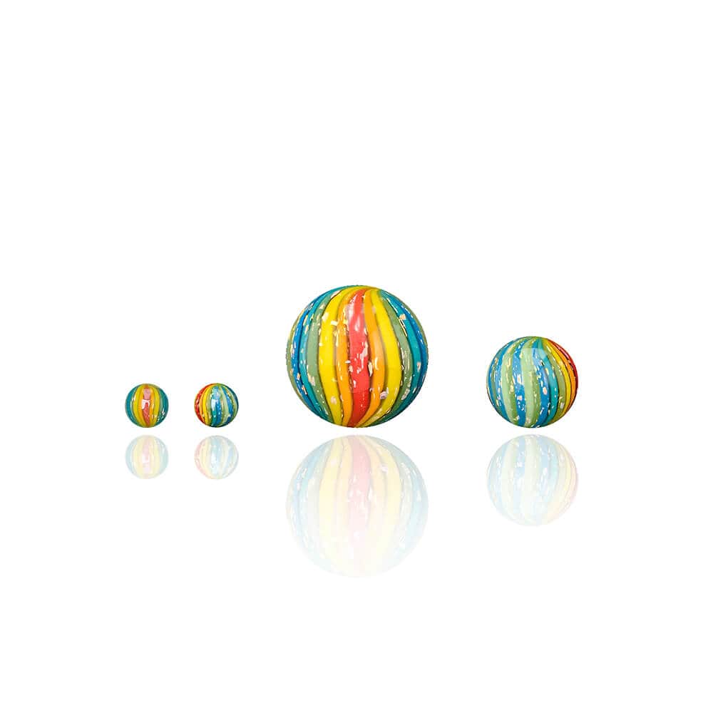 Calibear Dichro Cactus Terp Slurper Marble Set Rainbow V2