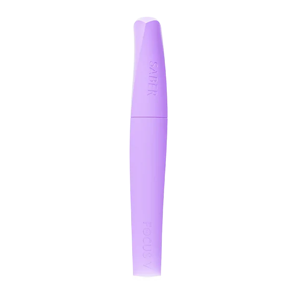 Focus V Saber Lilac – upright closed view with LED band and polished surface.