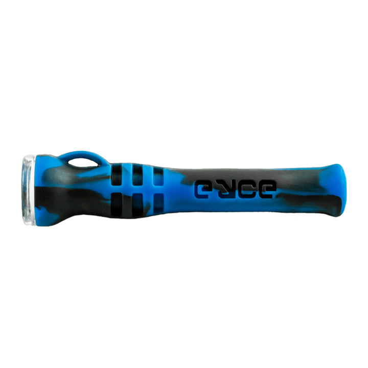 Eyce Shorty Silicone Chillum Deep Blue one-hitter