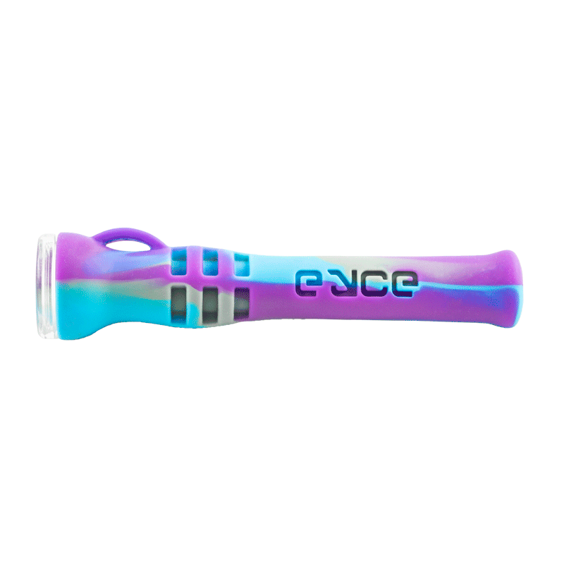 Eyce Shorty Silicone Chillum Mermaid Purple one-hitter