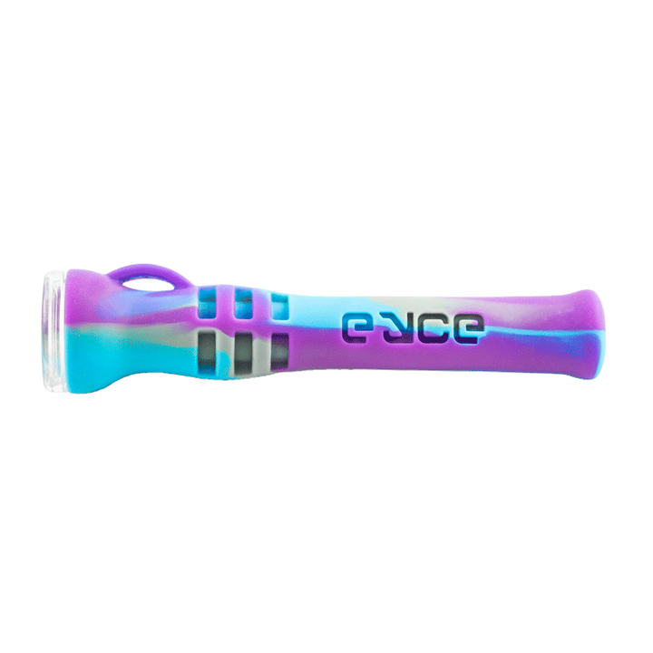 Eyce Shorty Silicone Chillum Mermaid Purple one-hitter