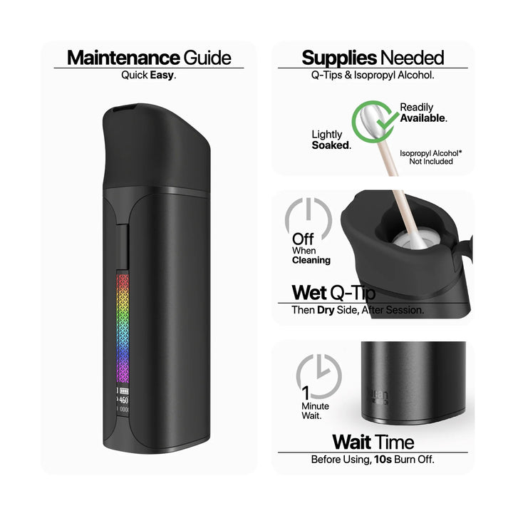 Portable Yocan Pocket Vaporizer with chamber open