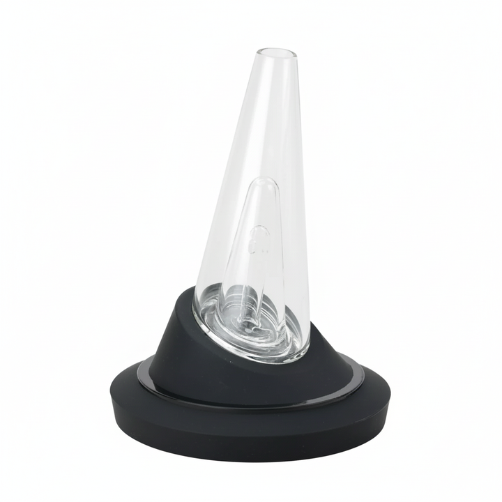 Empire Glassworks Puffco Peak display stand for glass attachments