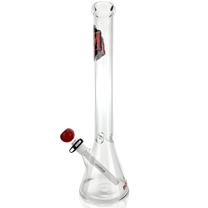 AFM Glass 18in Sports Beaker — Boston Red Sox team beaker water pipe, base detail