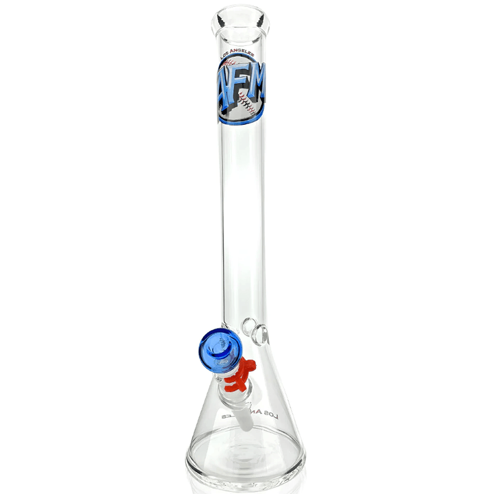 AFM Glass 18in Sports Beaker — Los Angeles Dodgers team beaker water pipe, alternate angle