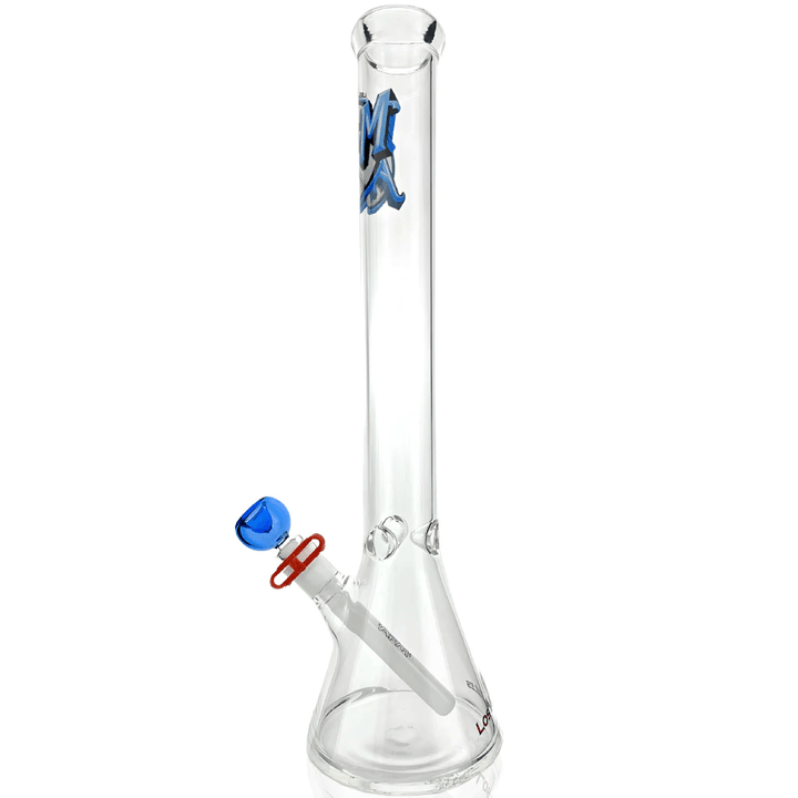 AFM Glass 18in Sports Beaker — Los Angeles Dodgers team beaker water pipe, logo detail