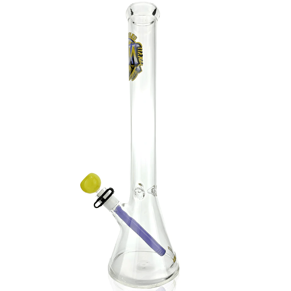 AFM Glass 18in Sports Beaker — Los Angeles Lakers team beaker water pipe, logo detail