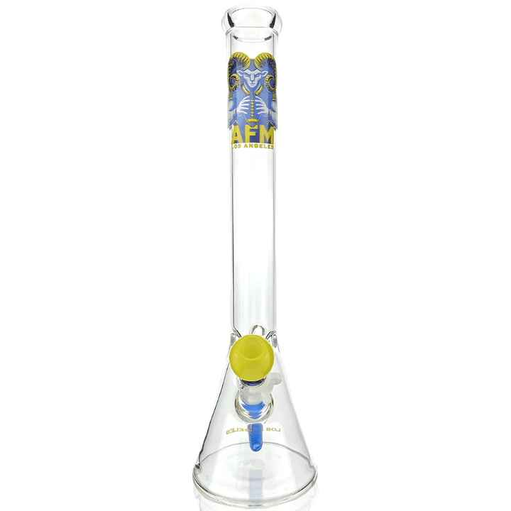 AFM Glass 18in Sports Beaker — Los Angeles Rams team beaker water pipe, alternate angle