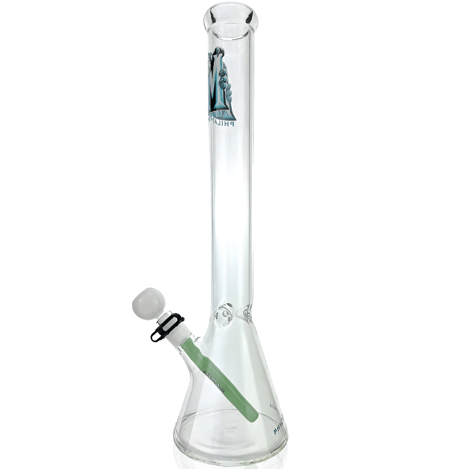 AFM Glass 18in Sports Beaker — Philadelphia Eagles team beaker water pipe, alternate angle