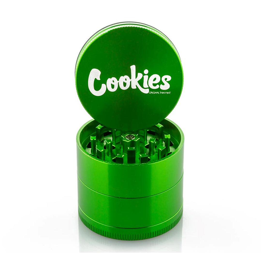 Santa Cruz Shredder x Cookies - 4 Piece Medium Grinder - Green