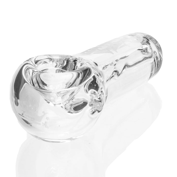 AMG 7mm Heavy Spoon — thick 7mm glass spoon hand pipe, hero shot