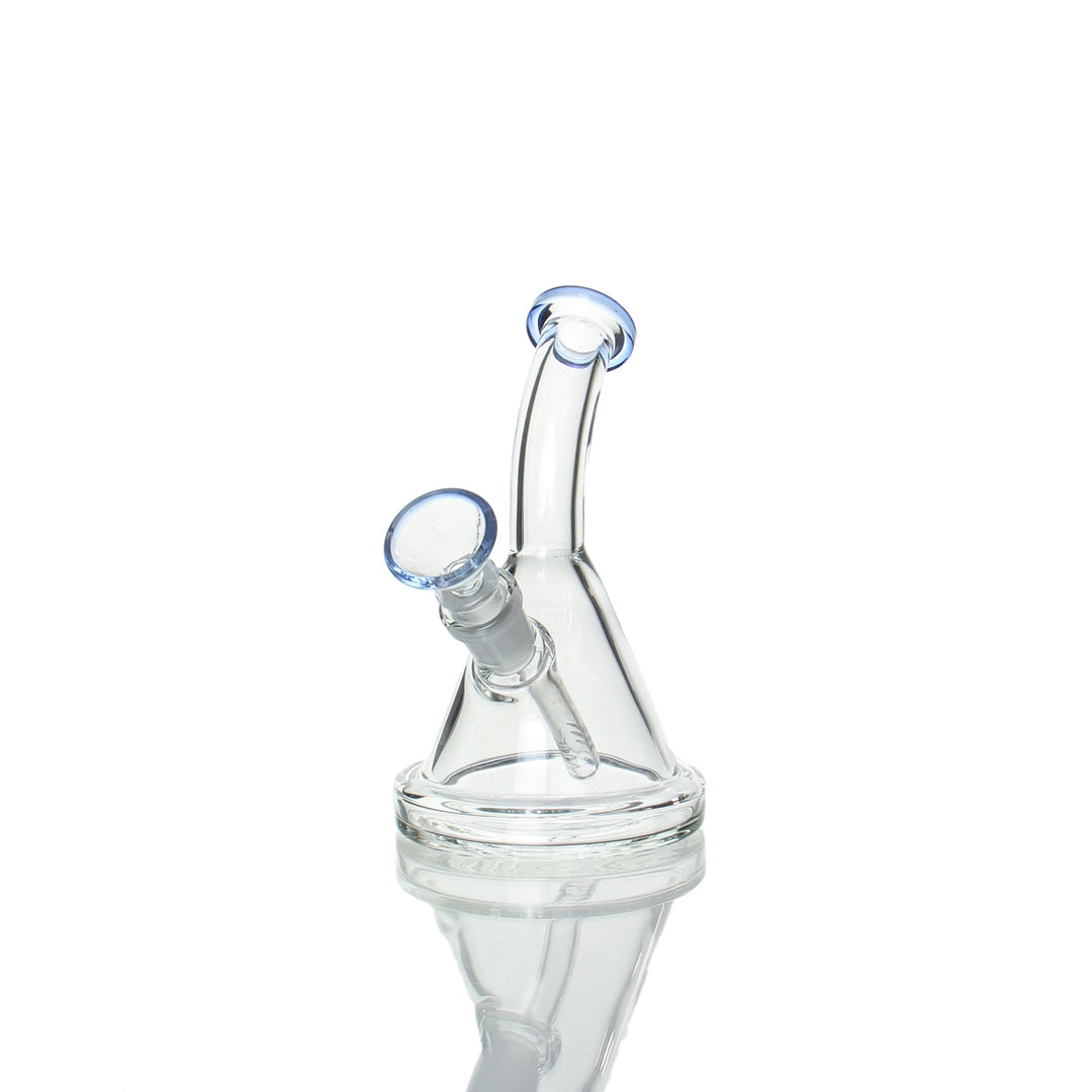 6 inch Fixed Mini Beaker Bent Neck Blue alternate angle